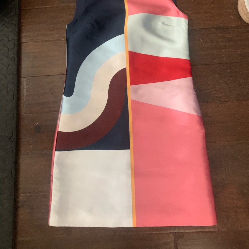Ted Baker A line multi color dress - Picture 7 of 7